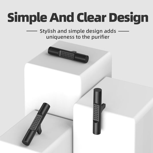 AROEVE Air Purifier Mini Diffuser Vent Clip Design for MK03, MK04, MKD05, MK08 10 Pack- Black